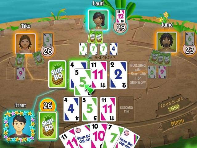 Skip Bo Castaway Caper