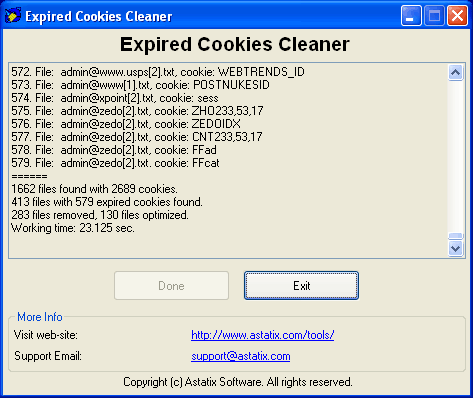 Cookie File