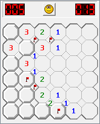 Octagonal Minesweeper game