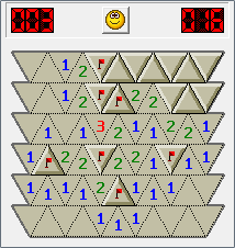 Triangular Minesweeper