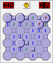 Minesweeper with octagonal cells